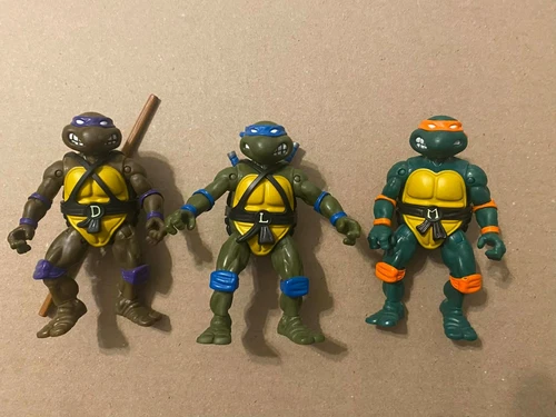 Teenage Mutant Ninja Turtles 1988 Remastered Leo Mike Don lot from Figure 6-pack
