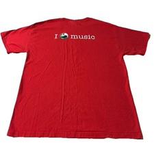 Vintage Y2K Sony Ericsson I Love Music Promo Shirt Size Large