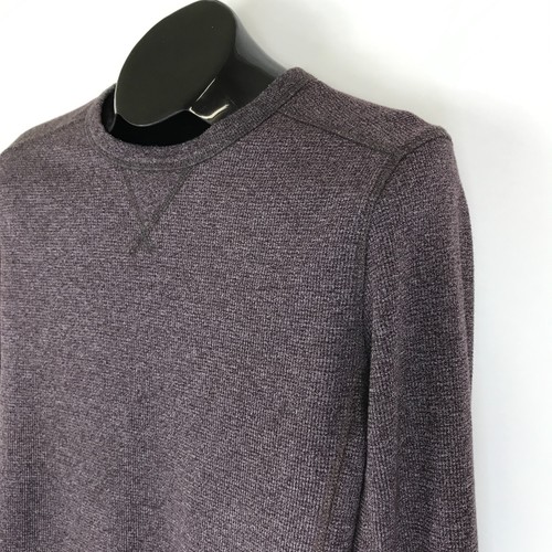 Eddie Bauer Waffelstrick Thermo T-Shirt Herren Small Pflaume Langarm Winter - Bild 4 von 12
