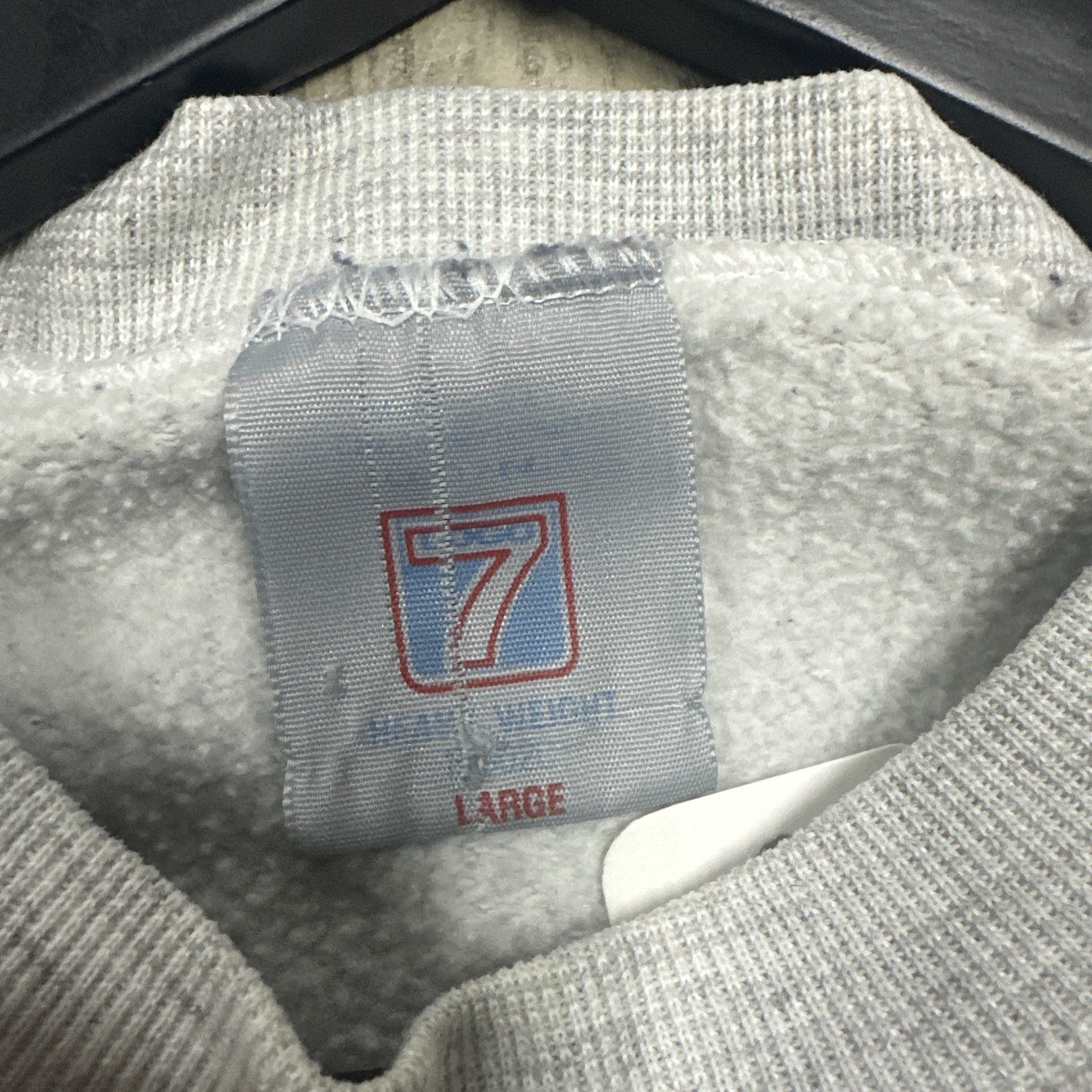 Vtg ‘92 Logo 7 Dallas Cowboys Super Bowl XXVII crewneck Size Large Grey