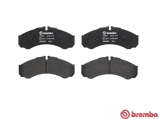 BREMBO P A6 021 Pastiglie freno posteriore per Daily Mascott Master - Immagine 2