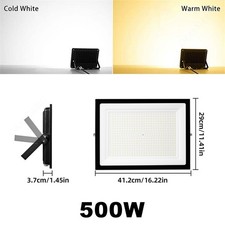 Outdoor Garden Floodlight With Sensor LED PIR Motion Security Lights Waterproof