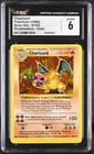 1999 Shadowless Charizard Base Set Holo Rare #4 CGC 6 Pokemon TCG