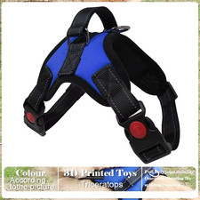 Dog Harness and Leash Set No Pull Adjustable Comfortable with Easy Control Handl