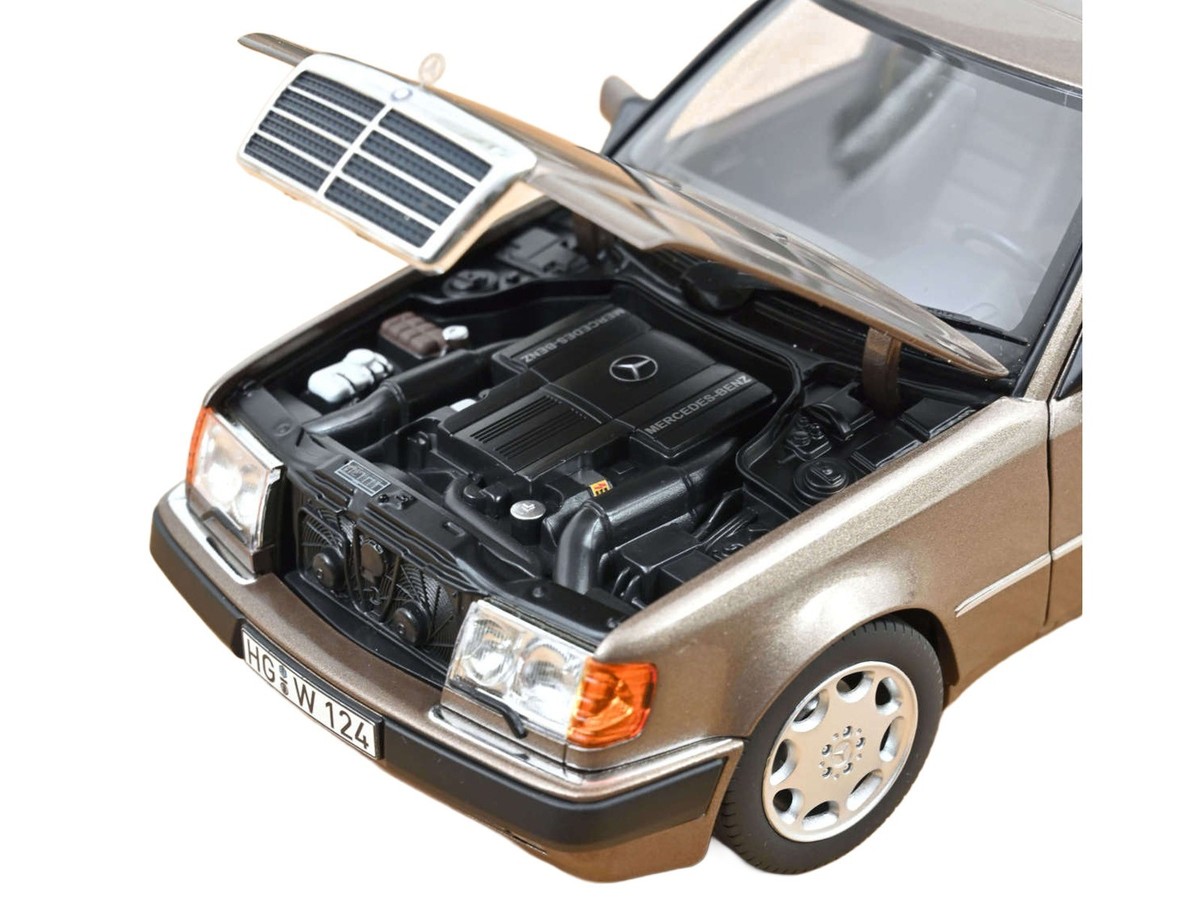 1990 MERCEDES-BENZ 500 E IMPALA BROWN 1/18 DIECAST MODEL CAR BY