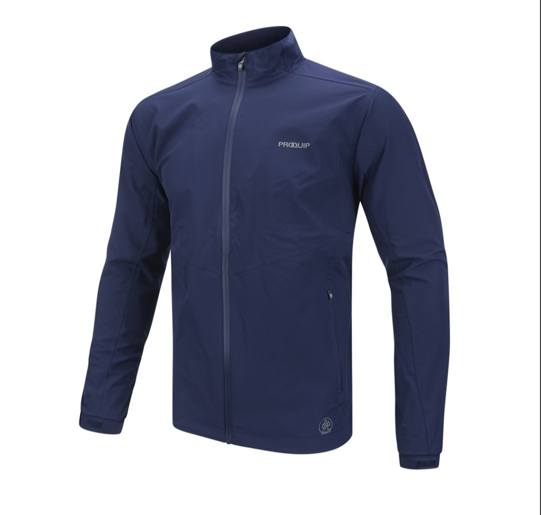 Proquip Ellesmere Giacca da Golf Impermeabile, Navy, L (47 Pollici Petto)