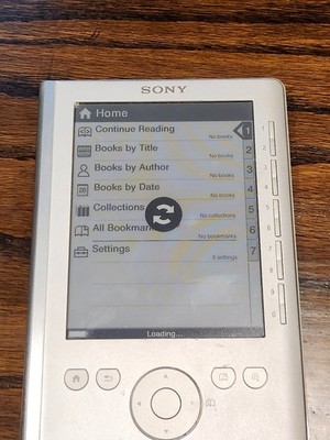 Sony Reader PRS-300  E-reader Silver Bad Battery.