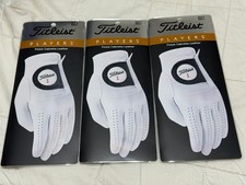 New Titleist Players Finest Cabrera Leather - Lot of 3 Golf Gloves Small S
