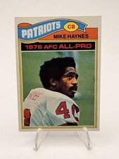 Mike Haynes 1977 Topps All Pro Rookie RC #50 Patriots HOF