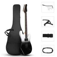 New KST 39" Full Size Electric Guitar Basswood  6 String With Bag for Student US