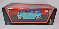 Lucky Diecast 118 1931 Ford Model A Sedan Blue Purple Road Signature