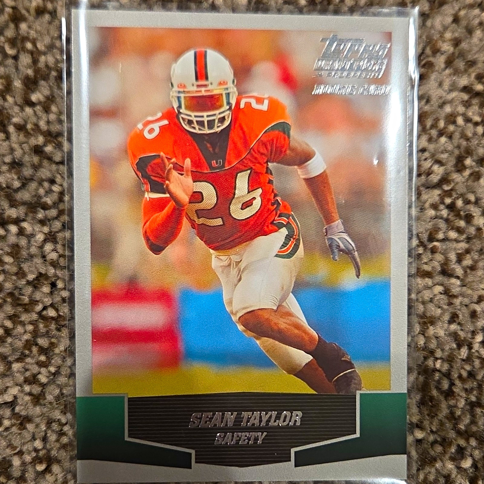 Topps 2004 Draft Picks & Prospects Football Sean Taylor Rookie #162 Miami