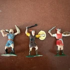 Vintage 1960s Marx Warriors. Vikings 1.5”