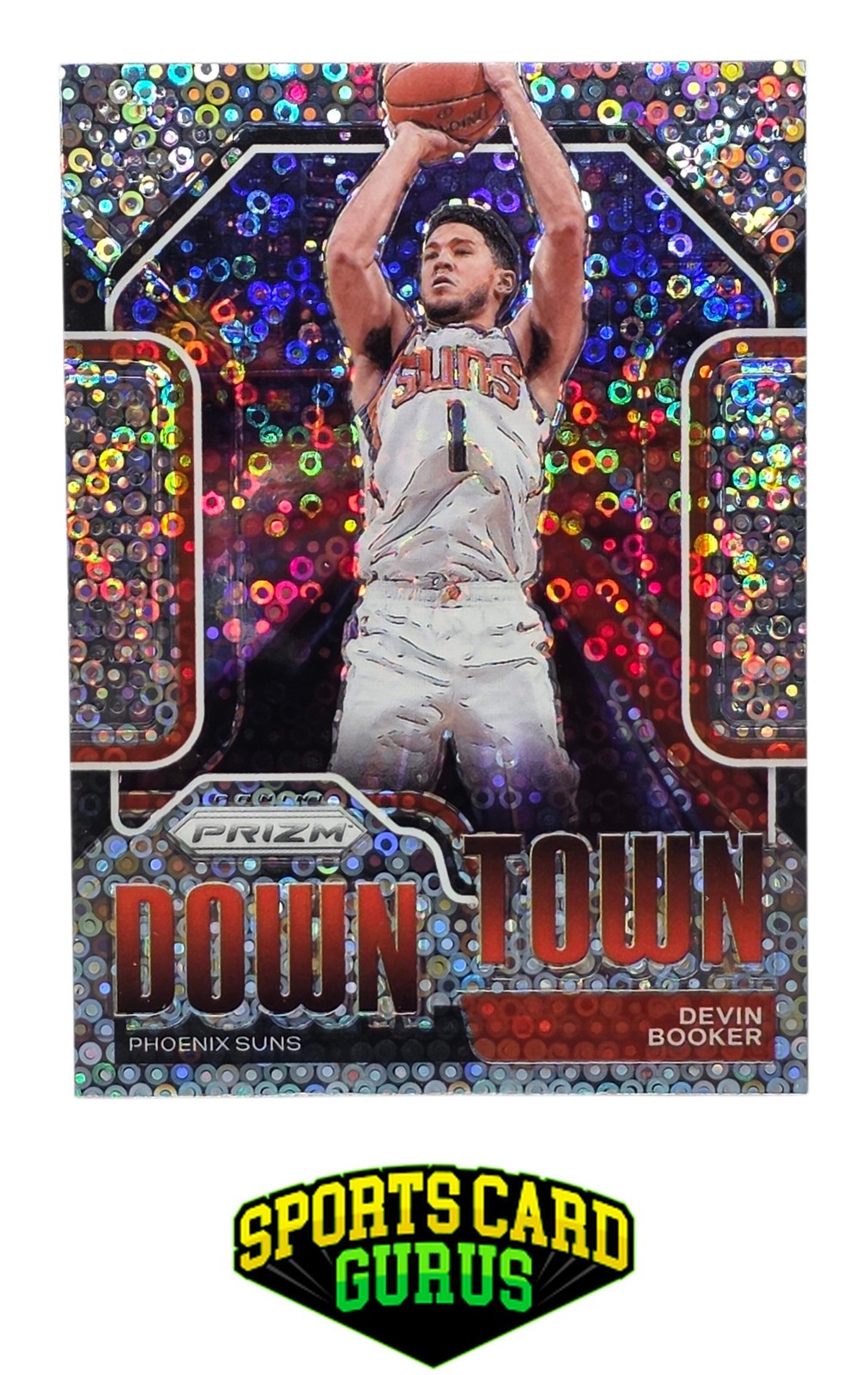 2020-21 Panini Prizm #7 Devin Booker Downtown Bound Fast Break