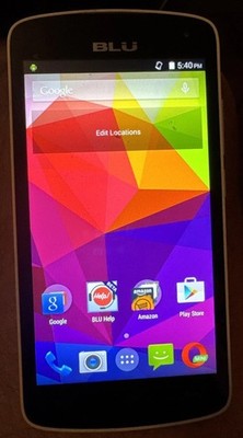 Blu Studio X8 HD (Unknown Smartphone 16GB White Fast Ship Very Good Used