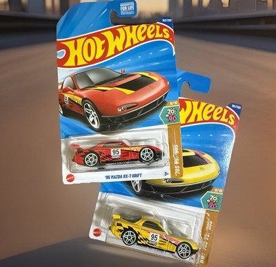 2025 Hot Wheels '95 Mazda RX-7 DRIFT 🔥 HW '70s vs '90s 9/10