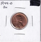 1944 D Lincoln Wheat Penny 1c Coin #817
