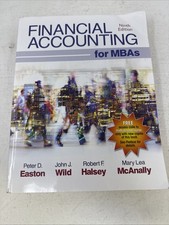 Financial Accounting for MBA s. Ninth Ed.  So...