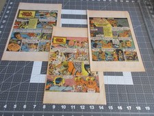 Lot of 3 Star Trek by Sherman DiVono & Ron Harris, Sunday comic Strips 1981