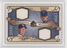 2009 SP Legendary Cuts Generations Memorabilia Nolan Ryan Scott Kazmir HOF e8a
