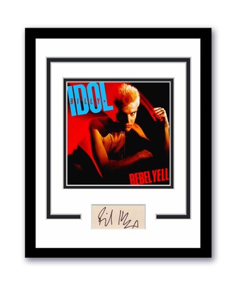 Billy Idol Autographed Signed 11x14 Framed Photo Rebel Yell ACOA
