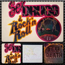 vtg 70s 80s SEX DRUGS ROCK ROLL band member groupie fan concert t-shirt iron-on