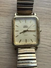 Timex Vintage Indiglo Quartz Watch Rectangular - White Dial - New Battery