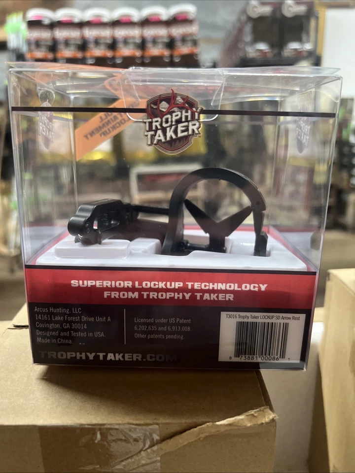 Trophy Taker Smackdown Lockup SD Rest - Right Hand - Black - T3016 ~ New in Box - Image 3 of 4