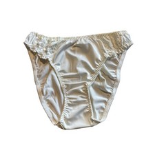 Vintage Olga Secret Simply Satin High Waist Bikini Panties Special Hikini XL NEW