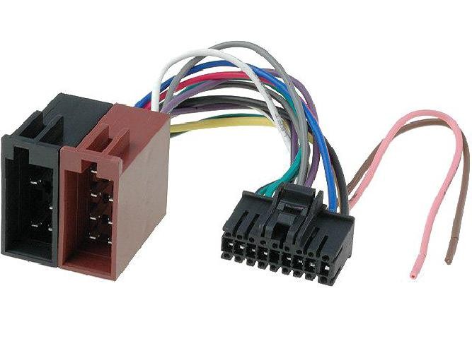 Faisceau autoradio Sony 18PIN vers ISO adaptateur universel connectique auto 12V