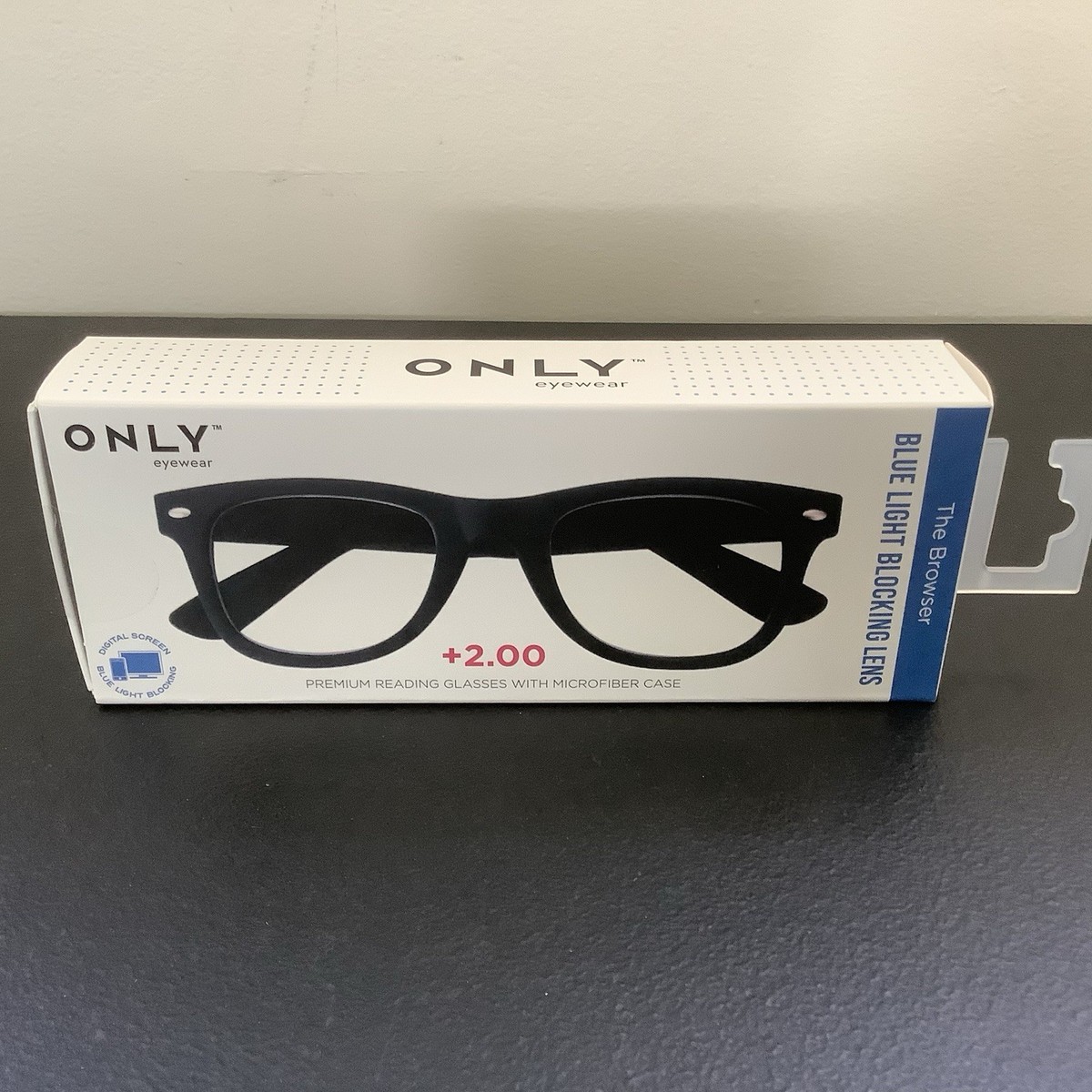 NEW ONLY Eyewear the BROWSER Light Blocking Lens Reading