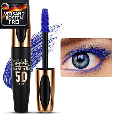 Wasserfeste 5D Mascara für Volumen und Curling 10ml, langanhaltend, für Partys