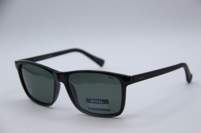 NEW INVU 206-C1  BLACK POLARIZED AUTHENTIC GRADIENT SUNGLASSES 58-15
