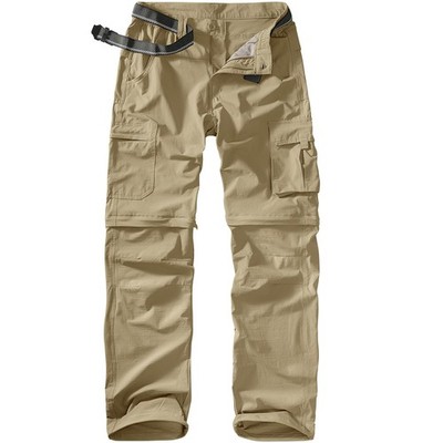 Men's Quick Dry Convertible Lightweight Hiking Fishing Cargo Pants Trousers 38