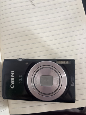 Canon IXUS 185 20MP Kompakt-Digitalkamera 8-fach Zoom Autofokus Schwarz