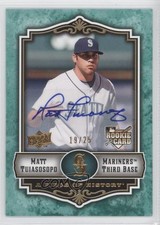 2009 Upper Deck A Piece of History Green 19/25 Matt Tuiasosopo #135 Auto fm0