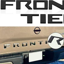 Tailgate Insert Letters Compatible with 2022 2023 2024 Frontier Accessories 3D