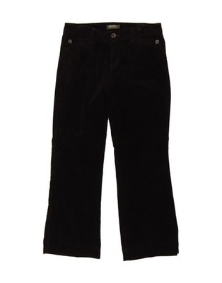 Eddie Bauer Damen gerade Cordhose US 10 Large W34 L29 schwarz ES05