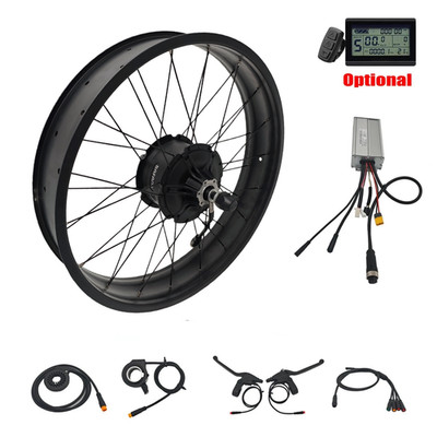 Bafang 48V 750W Motor Fat Wheel kit Rear Thread on 20/24/26*4.0'' 175mm 190mm