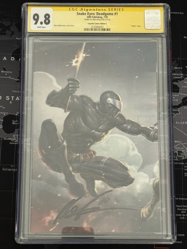 Snake Eyes: Deadgame #1 - CGC 9.8 SS - SIGNED BY ROB LIEFELD!!! (Limited 500)