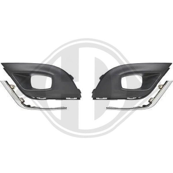 LüFtungsgitter StoßFäNger Vorne Rechts FüR Renault Clio IV Bh_ Kh_-image