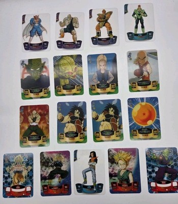 Dragon Ball Z Sammelkarten LaminCards CCG Sammlung Edibas Top Condition Selten