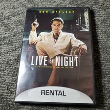 Live by Night DVD 2017 Ben Affleck Director Argo The Town Zoe Saldana NTSC