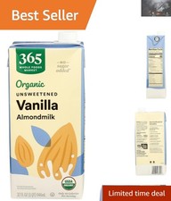 32 Oz Organic Almond Milk - Unsweetened Vanilla Flavor, A Dairy-Free Delight