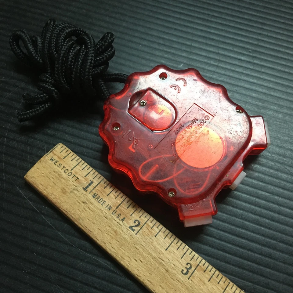 @2006 Sportline 2832 Association American Heart Cronómetro Digital Rojo con Cordón Foto 2 de 4