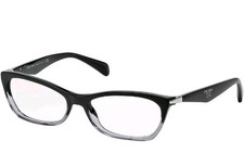 Prada PR15PV ZYY/1O1 Eyeglasses, Black Gradient Transparent, 53mm
