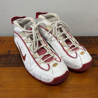 Nike Air Max Penny 1 White Varsity Red 2005 Mens Basketball Shoes 311089-161 9.5
