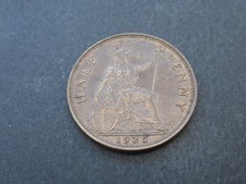 1925 George V Bronze Half Penny Nice Collectable Condition 1/2d