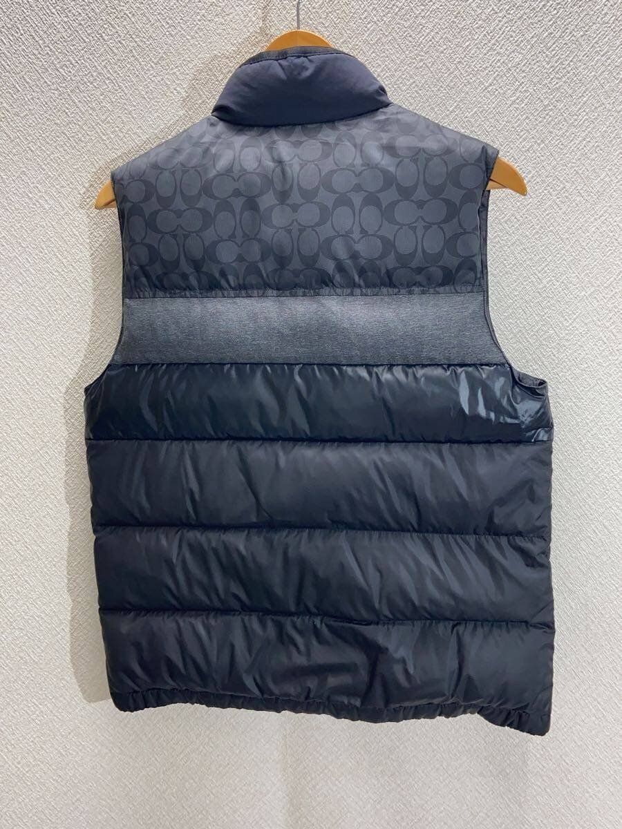 Coach Down Jacket S Polyester Black Solid Used - image 2