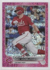2022 Topps Chrome Magenta Speckle Refractor 336/350 Trey Amburgey #61 12av